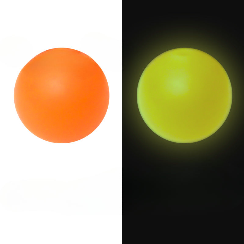 Wholesale 50pcs Luminous Round Beads Silicone Beads Jewelry Accessories Loose Beads